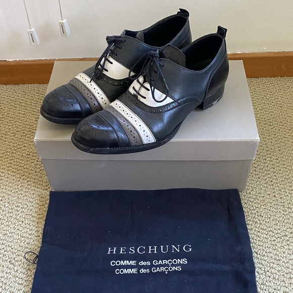 Comme des Garçons x Heschung collab oxford shoes - Picture 1 of 4
